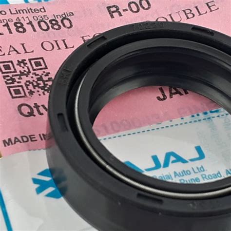 Fork Oil Seal CT100 Wind 125 1 Piece Bajaj Genuine Parts DL181080