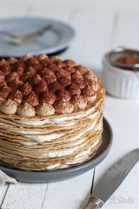 Easy Tiramisu Crêpe Cake Bake To The Roots