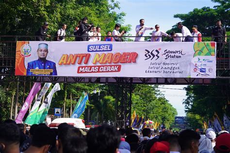 Kegiatan Sulsel Anti Mager Dalam Rangka Menyambut Hari Jadi Sulsel