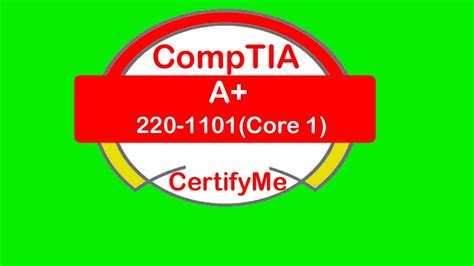 Practice Exams Comptia A Core Tests