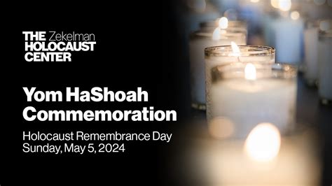 Yom Hashoah Commemoration Youtube