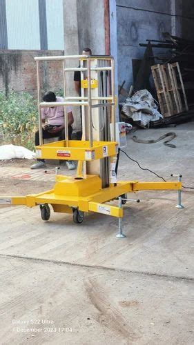 Painted Steel Aluminium Aerial Work Platform Single Mast At Rs 255000