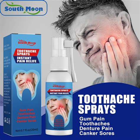 South Moon Toothache Spray Instant Teeth Pain Treatment Liquid Relief