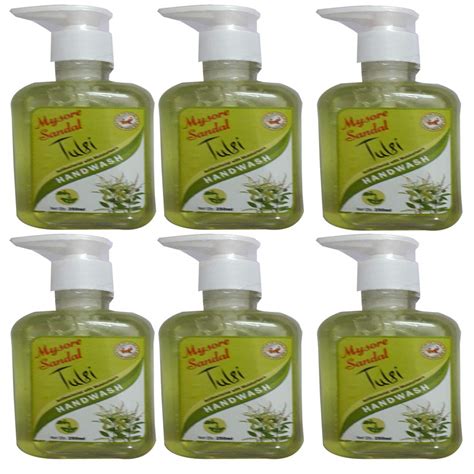 6 MYSORE SANDAL TULSI HANDWASH 250ml Amazon In Beauty