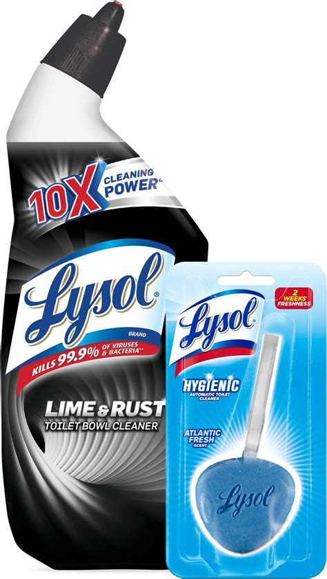 Lysol Toilet Bowl Cleaner With Lime And Rust Remover 24 Ounce Pack Of 2 Health