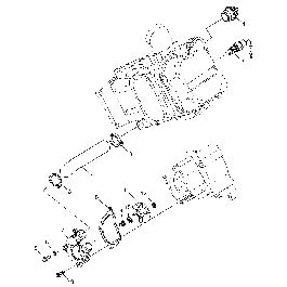 MOTEUR POMPE A EAU POUR BIG BOSS 500 6X6 1998 Esprit POLARIS La