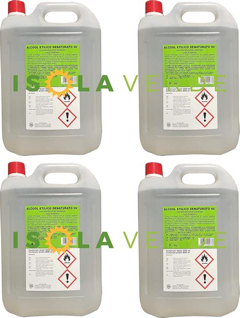 Alcool Etilico Denaturato Bianco X Lt Disinfettante Puro