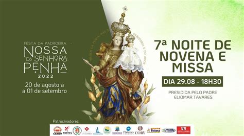 Noite De Novena E Missa H De Agosto Festa De Nossa