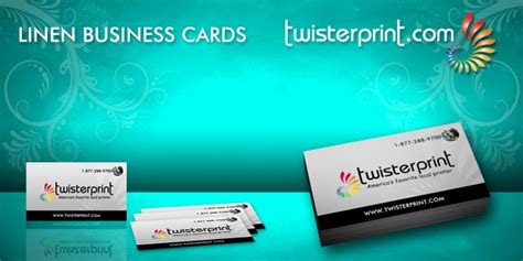 Linen Business Cards | Twisterprint