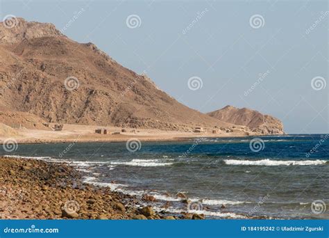 The Coastline Of The Red Sea And The Mountains In The Background Egypt