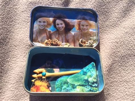 Mako Mermaids Themed Altered Altoids Tin Mini Shrine Made By He C For