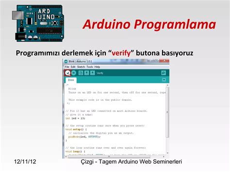 Arduino E Itimleri Arduino Platformuna Giri Ppt