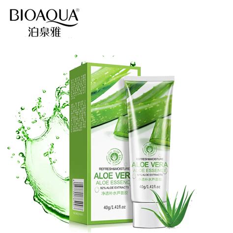 Bioaqua Brand Aloe Vera Gel Plant Extract Natural Essence Facial Skin Care Face Cream Anti