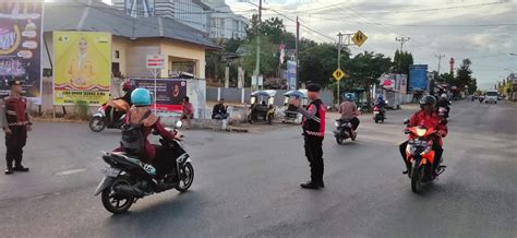 Wujud Kehadiran Polri Setiap Pagi Samapta Polda Gorontalo Lakukan