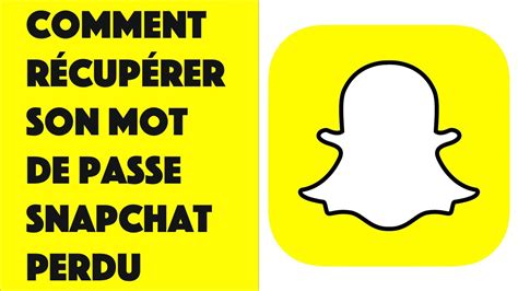 Comment récupérer son mot de passe Snapchat perdu YouTube