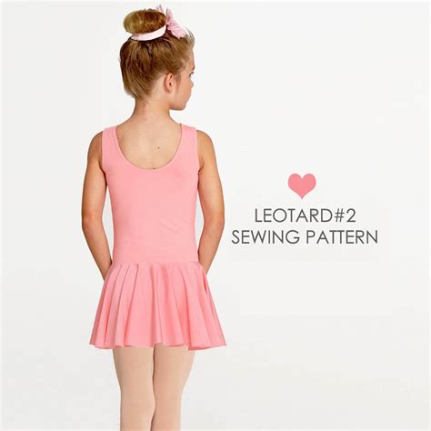 Girls Leotard Pattern Pdf Ballet Leotard Pattern Gymnastics Etsy