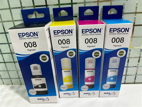 Epson 008 Ink Set Of 4 Bottle B C Y M Rs 3160 LT Online Store