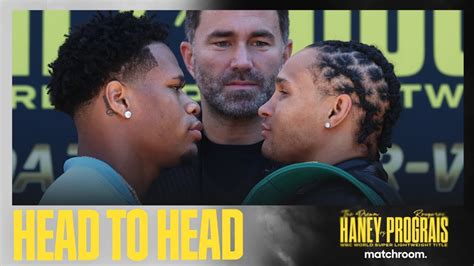 Full First Face Off Devin Haney Vs Regis Prograis Youtube