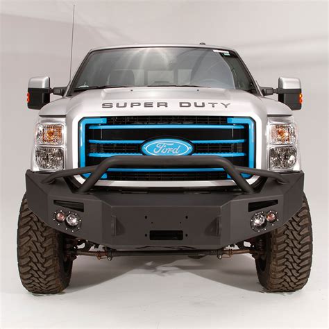 Fab Fours® Ford F 250 2016 Premium Full Width Front Winch Hd Bumper With Pre Runner Guard