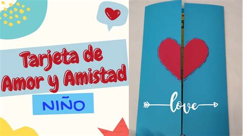 Tarjeta De Amor Y Amistad Youtube