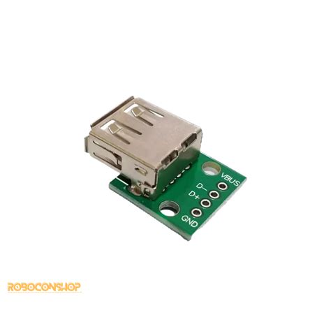 Jual Adapter Converter Usb Type A Female To Dip 2 54mm Pcb Board Shopee Indonesia