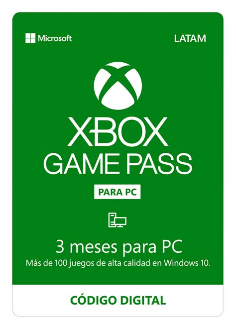 Tarjeta Xbox GamePass Ultimate Meses Formato Físico