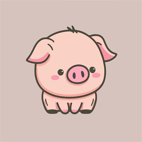 Premium Vector Cute Pig Cartoon Vector