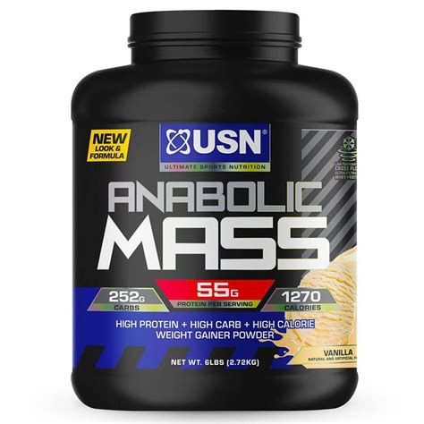 Usn Anabolic Mass High Protein Supplement For Maximum Muscle Gain And Strength A1 Protein