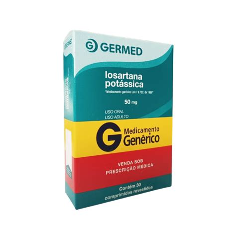 Losartán Potásico 50mg X 30 Comprimidos Germed Farmadon La Farmacia