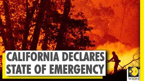 California Wildfires Burn Record 2 Million Acres State Of Emergency Declared World News