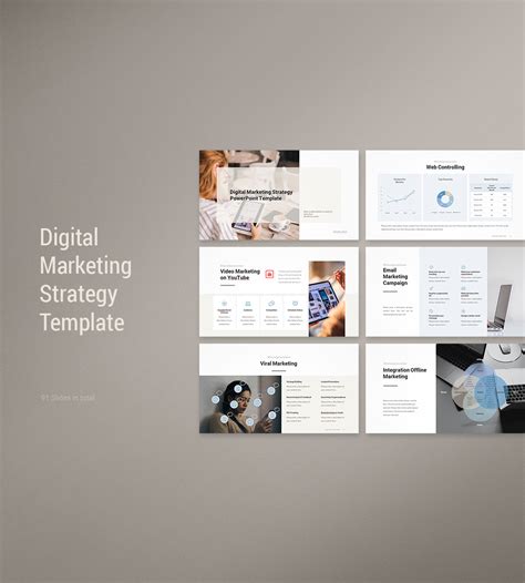 Digital Marketing Strategy Template - Download PowerPoint