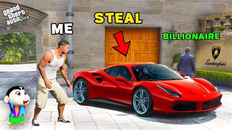 GTA 5 Franklin Stealing Billionaire Lamborghini Ferrari SuperCars