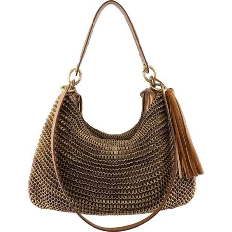 BOLSA HOBO GRANDE MADRAS BRONZE 10004098 Hobo Crochet Bag Pattern