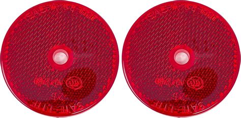 Amazon GG Grand General 80816 Red 3â Round Reflector with