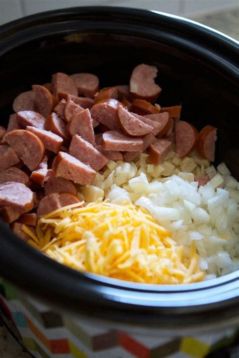 Crockpot Smoked Sausage Hash Brown Casserole Lauren S Latest