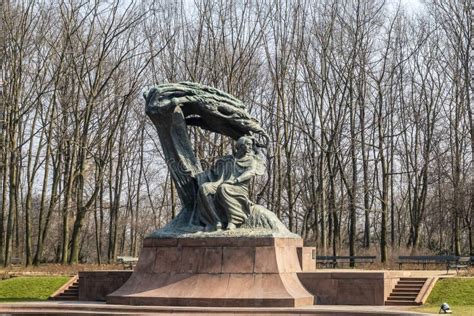 Frederic Chopin Monument Inside the Lazienki Park in Warsaw, Poland ...