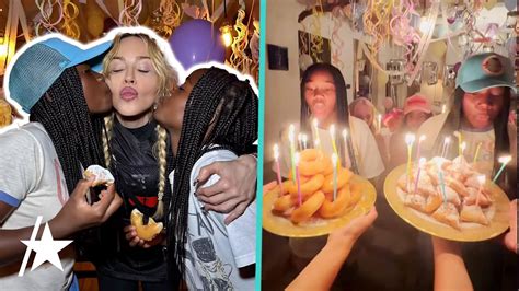 See Madonnas Lavish Party For Twin Daughters Estere And Stella Youtube