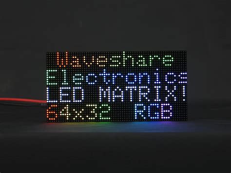 Waveshare Rgb Full Color Led Matrix Panel Mm Pitch X Pixels