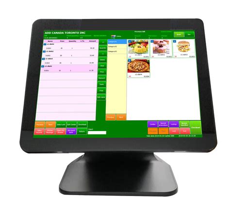 POS System Assur Cash Register Point Of Sale Machine With 15 Inch Touch