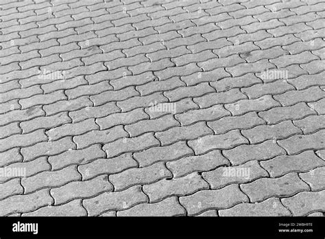 Pavement Of Concrete Slabs Black And White Stock Photos And Images Alamy