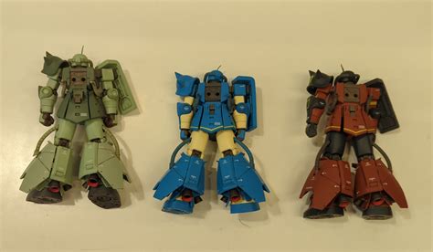 Bandai ZEONOGRAPHY R 2 Type Zaku EX High Mobility Type Zaku Gaby And