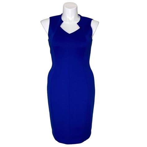 Calvin Klein Dresses Calvin Klein Scuba Sheath Dress Royal Blue