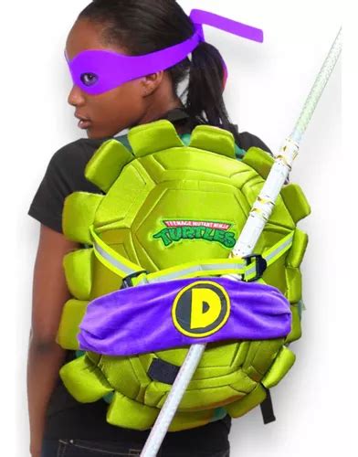 Mochila Caparazón 3d Tortugas Ninja Donatello Teenage Envío gratis