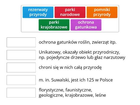 Formy Ochrony Przyrody W Polsce Match Up