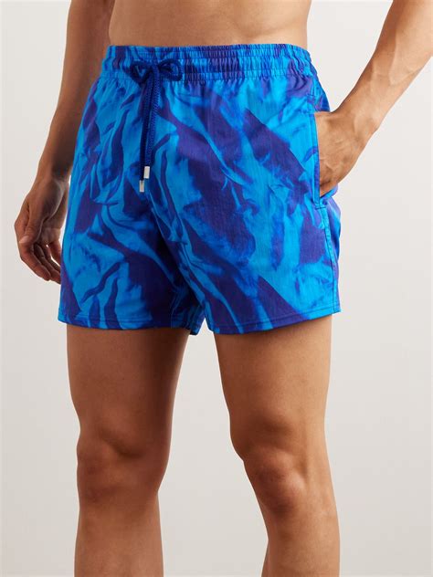 VILEBREQUIN Moorise Mid Length Printed Recycled Swim Shorts For Men