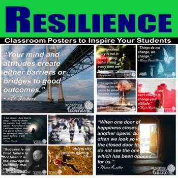 Resilience Classroom Posters by Tim Robinson - Preparing Lifelong Learners