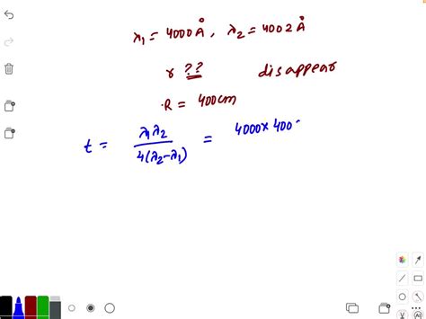 In The Newton S Rings Arrangement If The Incident Light Consists Of Two