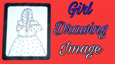 Girl Drawing Easy Step By Step Pencil Sketch Ladki Ka Chitra Kaise