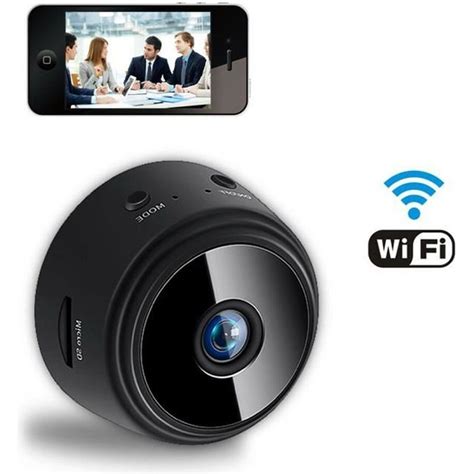 Mini Caméra Espion HD 1080P WiFi Cam Cachée sans Fil Vision Nocturne