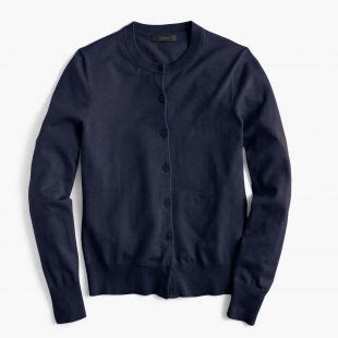 J Crew Cotton Jackie Cardigan Sweater